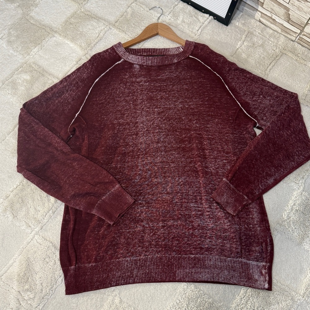 HELIX Men's Crewneck XXL Burgundy Sweater